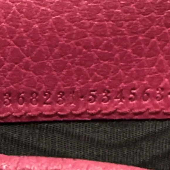 Authentic GUCCI Swing Wallet Continental Crossbody Pink Pebbled Leather Dust Bag - Picture 15 of 15